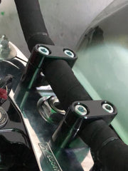 HYEPIVOT CNC anodized fat bar riser offers durable color and finish.