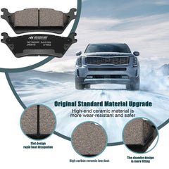 HYFTJYZ ceramic friction surface close-up emphasizes durable braking surface.