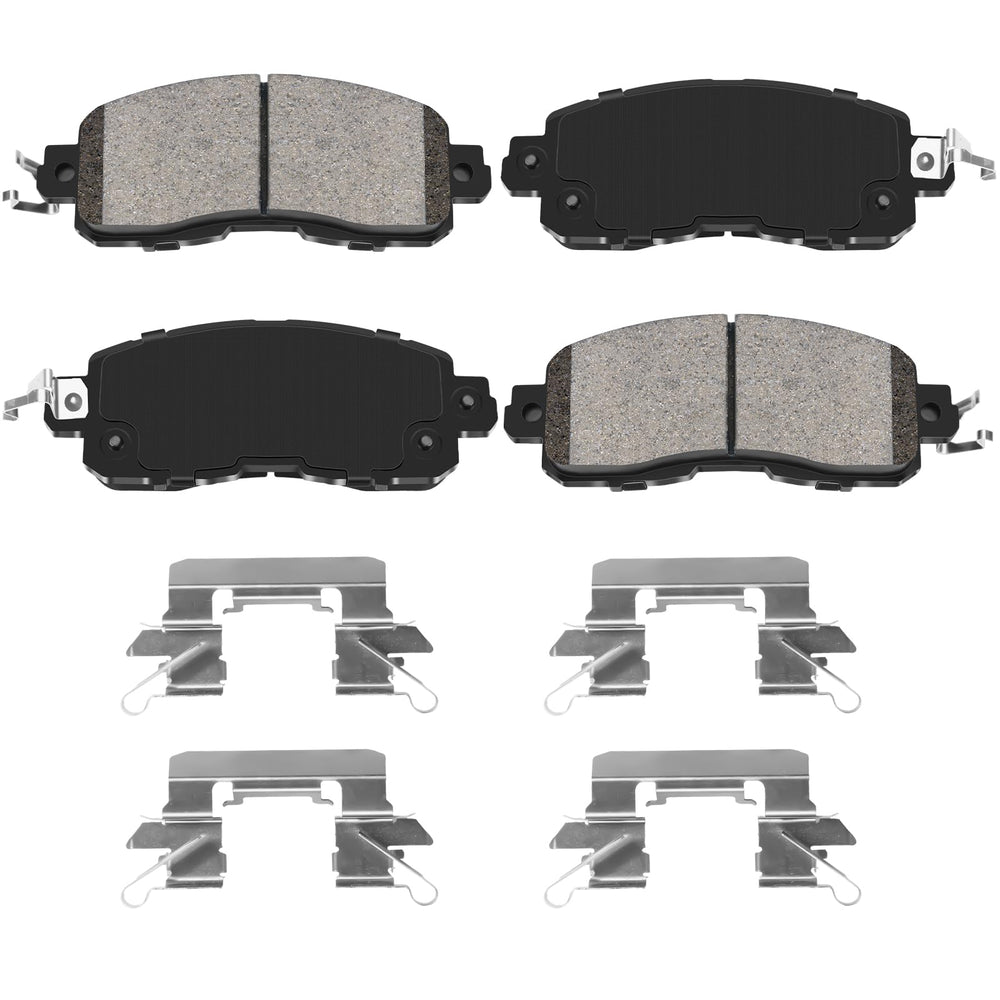 HYFTJYZ ceramic front brake pads for Altima offer smooth braking across temperatures.