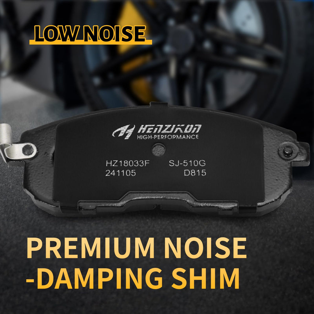 HYFTJYZ ceramic front brake pads for Infiniti G35 smooth stops