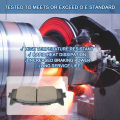 HYFTJYZ ceramic pads with hardware included for quick installation.