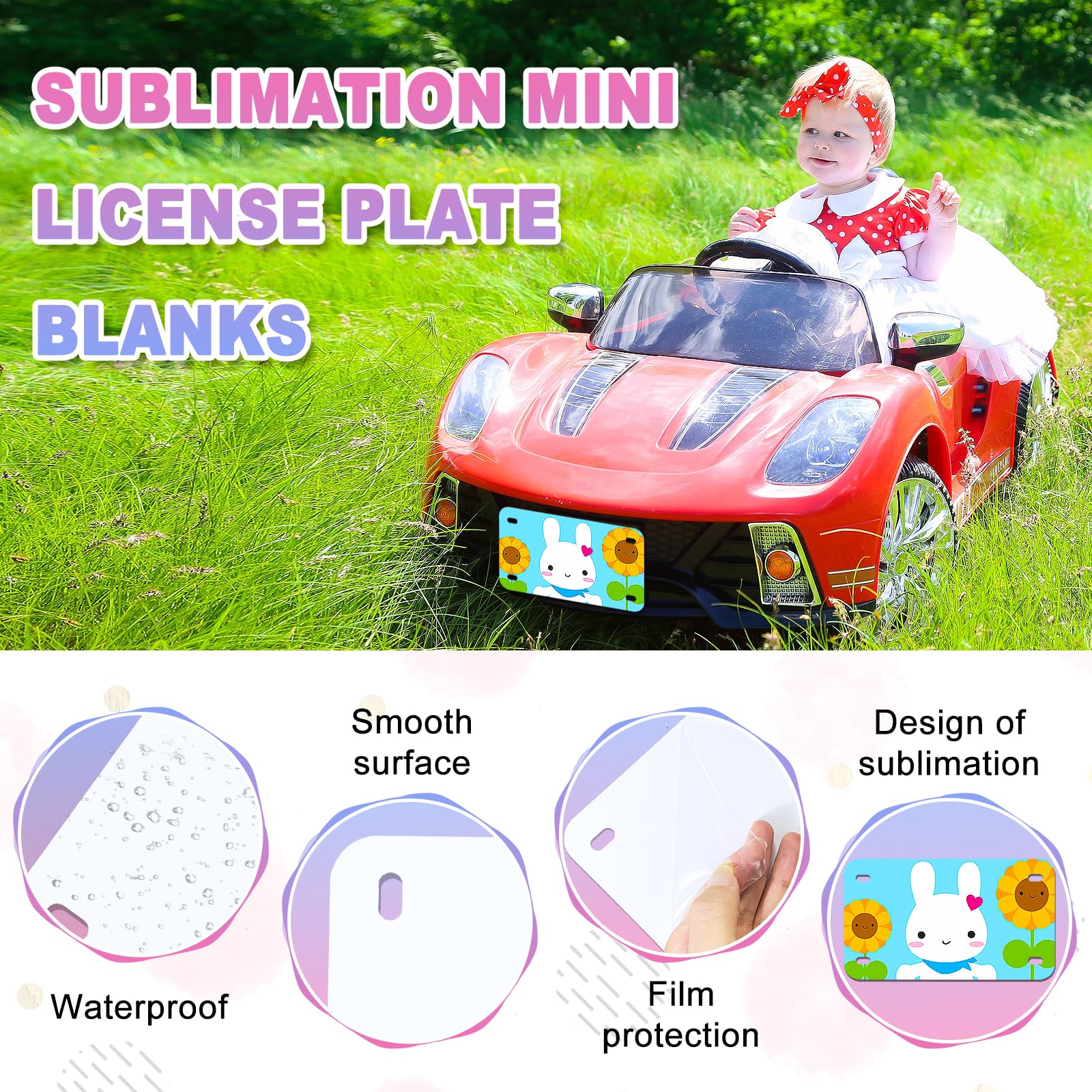 HYHOSHI 10-pack sublimation plates, great for quick DIY gift ideas