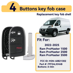 HYMOLKYE Promaster fob shell front view showing precise fit