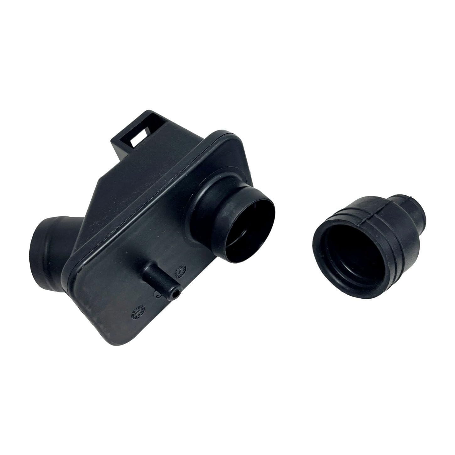 HYNYHT intake-tube connection detail, secure mounting reduces air leaks.