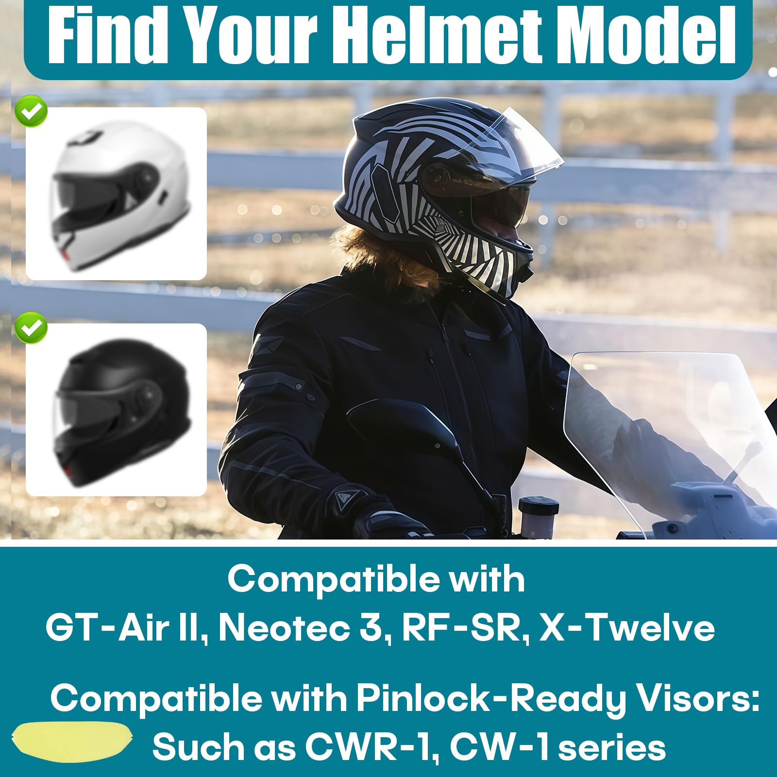 Hyparade anti-fog insert lens dual-layer design blocks interior fog efficiently.