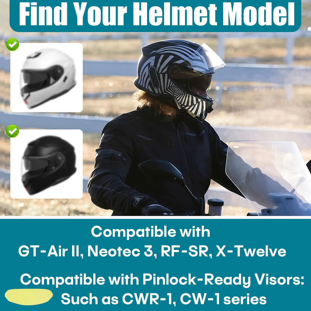 Hyparade anti-fog insert lens dual-layer design blocks interior fog efficiently.