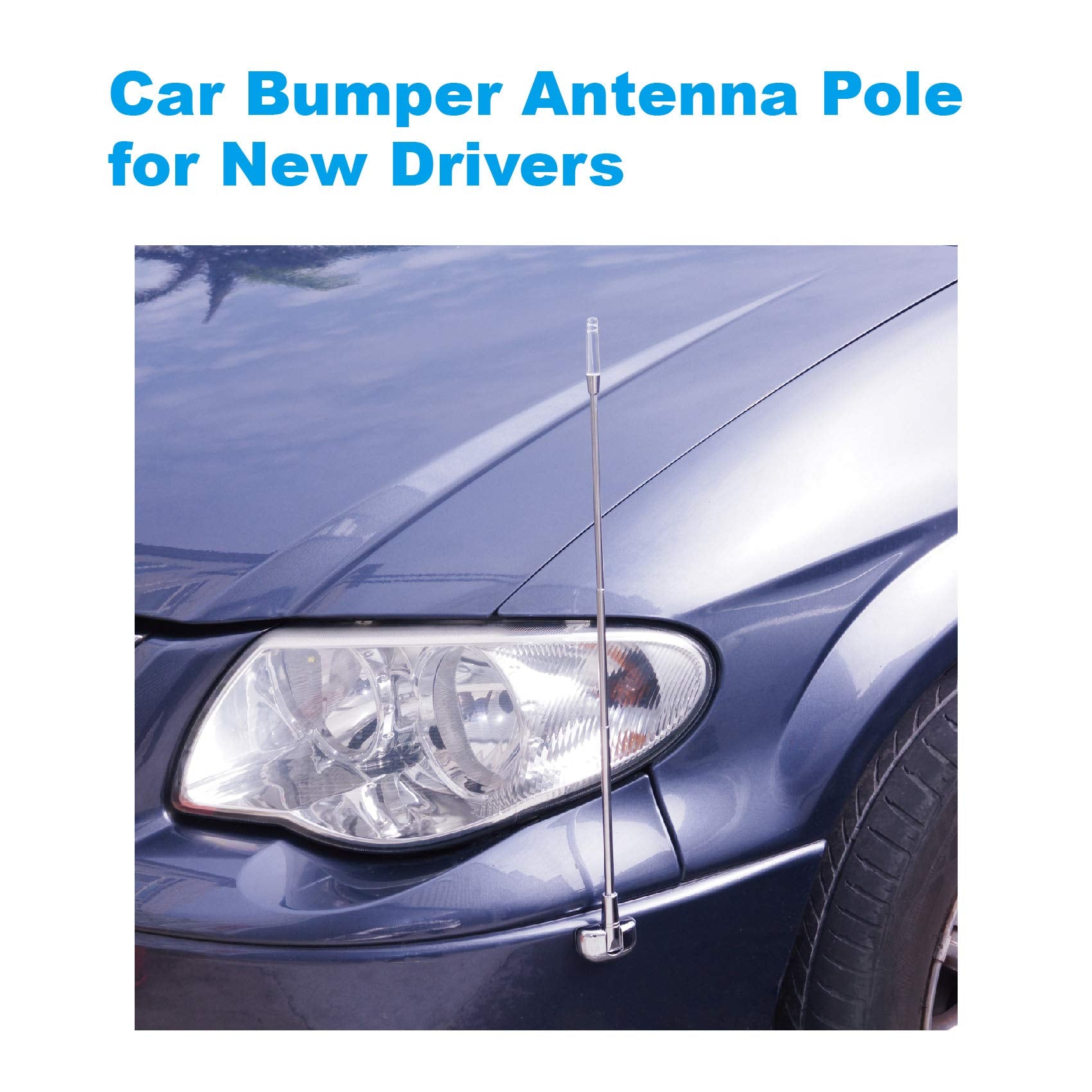Hypersonic adjustable-length antenna pole showing height customization.
