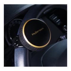 Hypersonic steering wheel knob bearing detail, precise rotation for effortless turns.