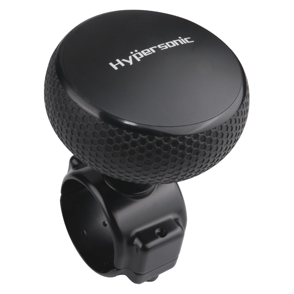 Hypersonic durable black steering wheel knob improves control and comfort during daily driving.