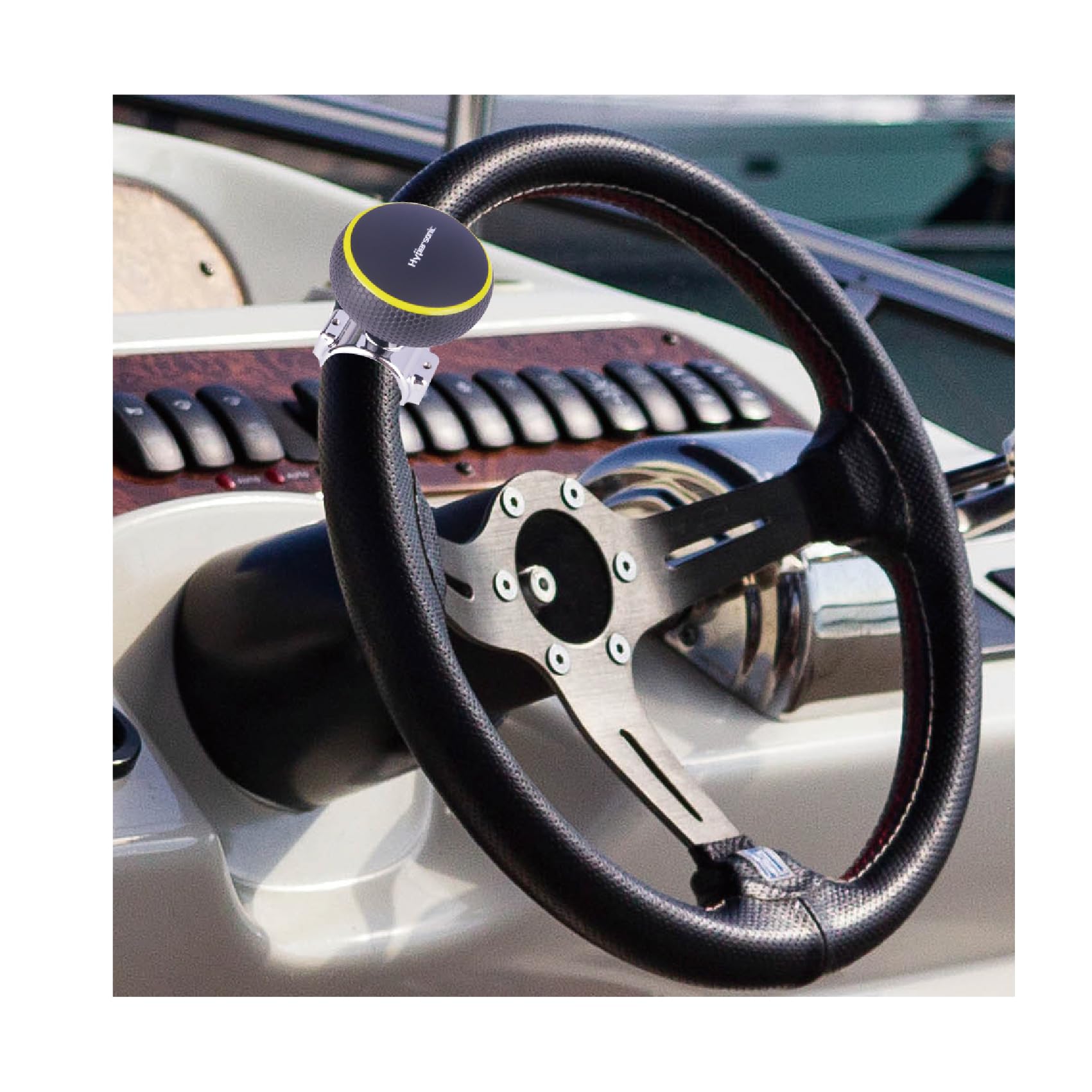 Hypersonic steering wheel spinner installation guide for secure setup.