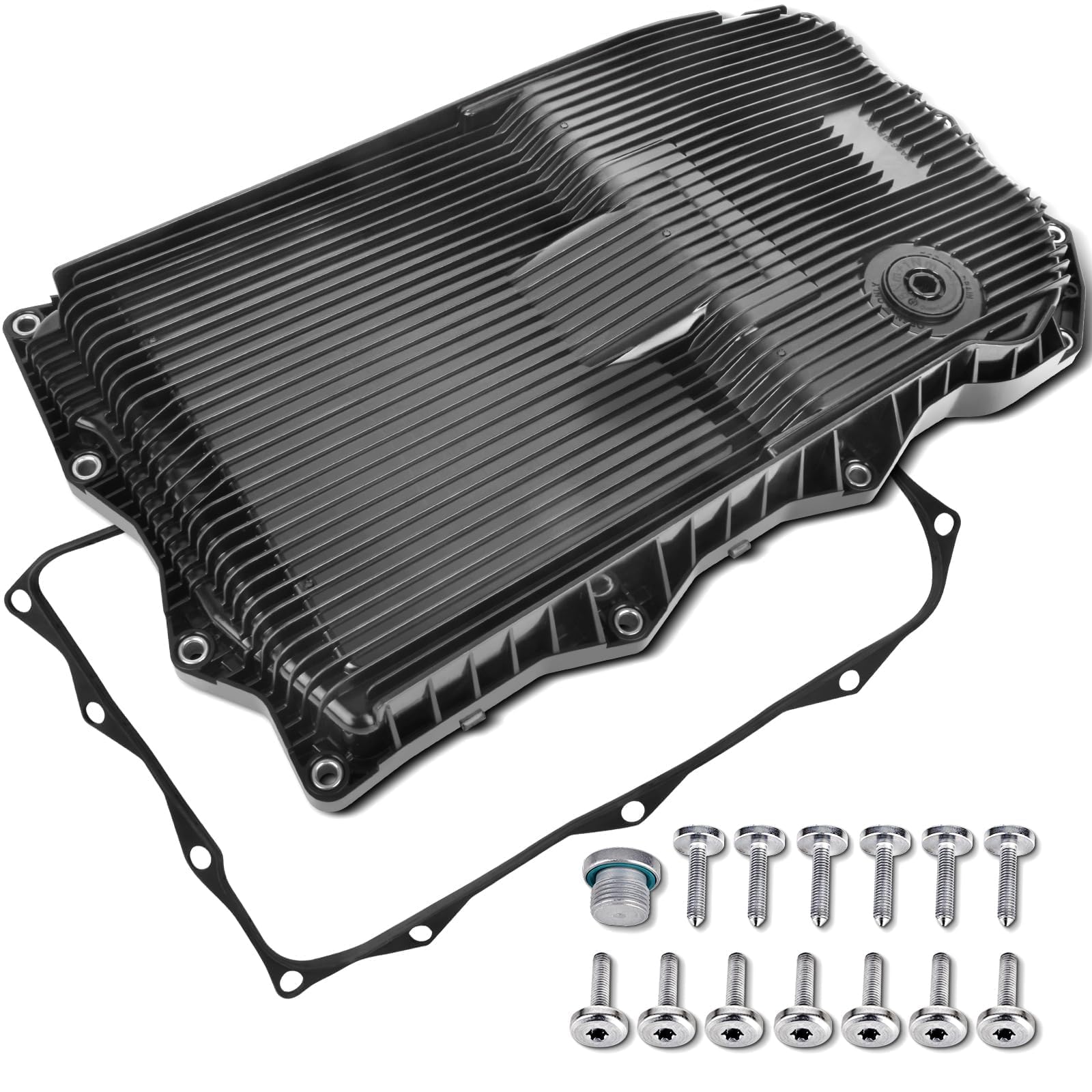 HYR 265-850 transmission oil pan close-up shows rugged construction for lasting use