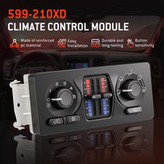 HYR 599-210XD installation instruction sheet included for DIY replacement.