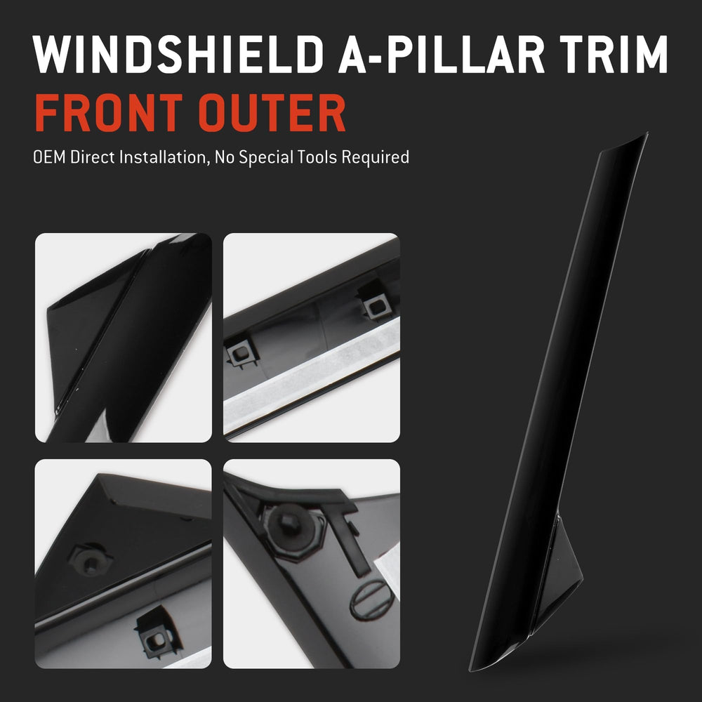 HYR A-Pillar trim close-up highlights durable finish