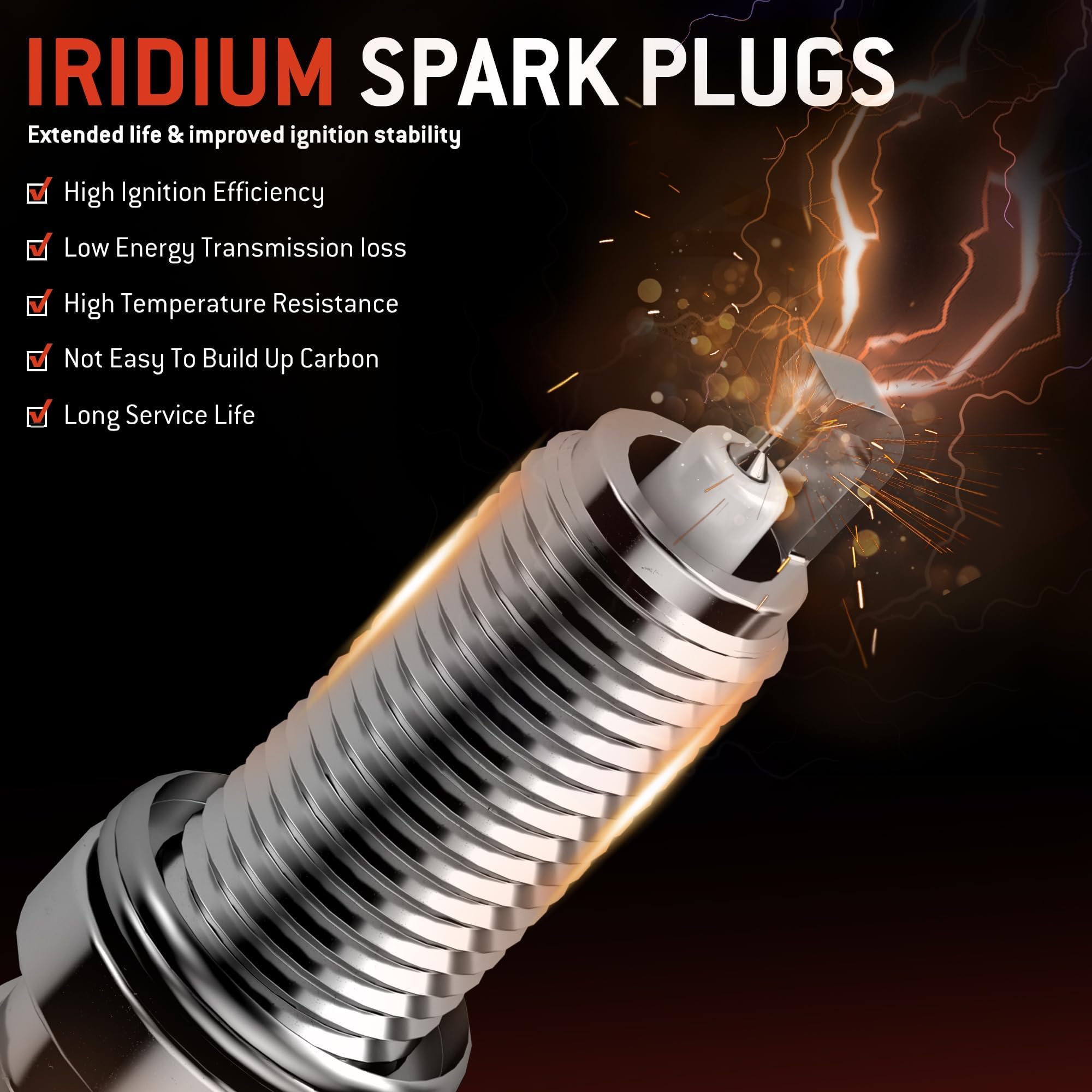 HYR copper-wired coils delivering 35,000+ volts for strong ignition