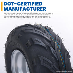 Hyssk tire grip on mud demonstrates reliable traction across uneven terrain.
