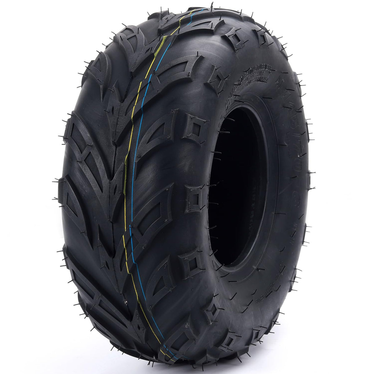 Hyssk 145/70-6 tire side view shows rugged build for quad and mini bike use.
