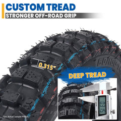 Hyssk 6PR DOT-certified inner tube provides reliable inflation under rugged terrain.