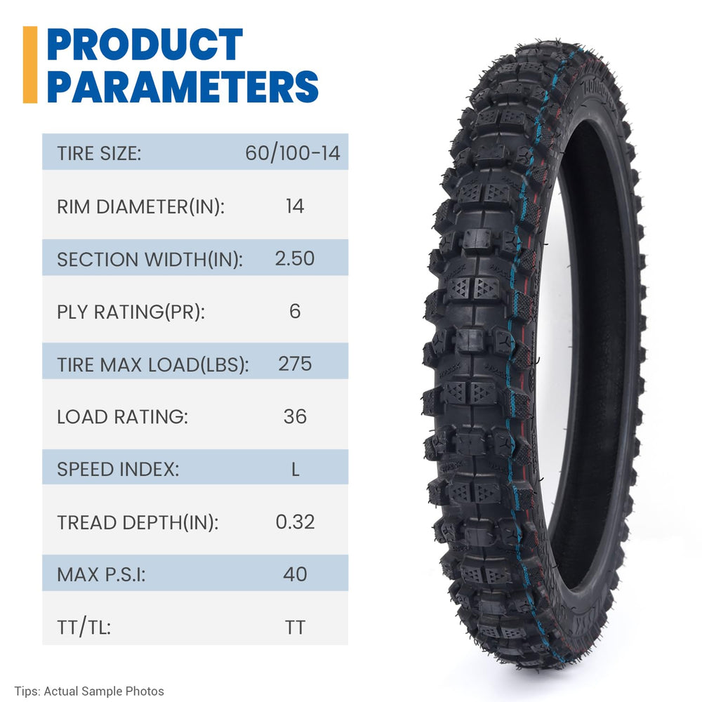 Hyssk off-road grip performance for better traction on challenging trails.