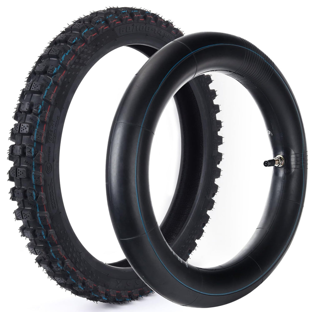 Hyssk wear-resistance front tire 60/100-14 offers durable off-road grip.