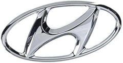 Hyundai emblem 86300-4a910 on vehicle enhances authentic OEM styling and fit.