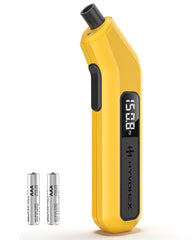 HYVOHEX front view of gauge showing compact form and branding for easy storage