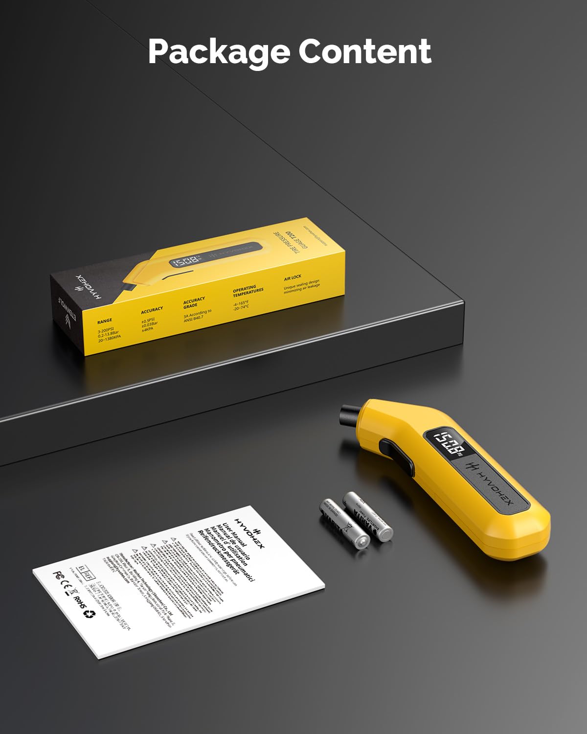 HYVOHEX rubber shell impact demo emphasizing shock protection and durability