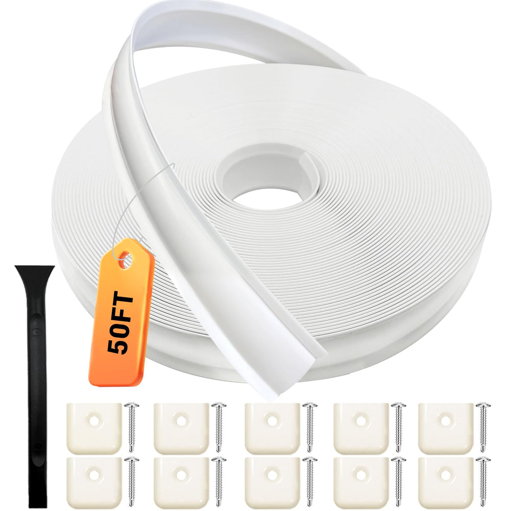 HZE 1in RV trim molding insert on exterior for rain and dust protection