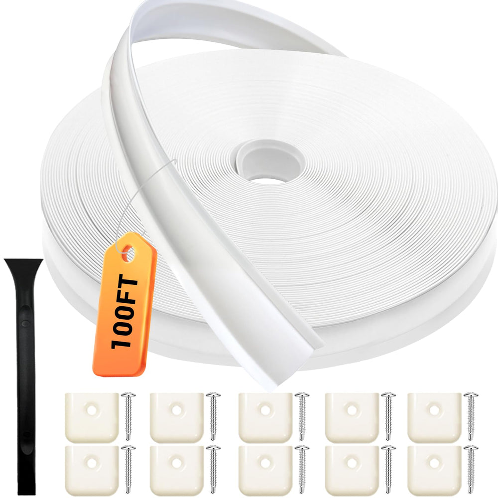 HZE 1in RV trim molding roll offers flexible, weather-ready seal for exterior protection.