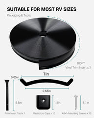 HZE heavy-duty vinyl seal strip outdoors showing resilience.