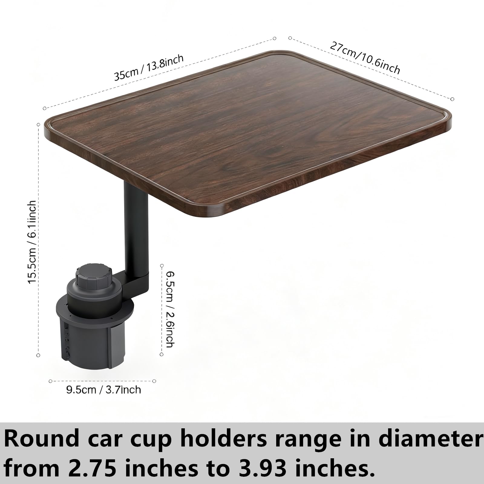 HZGAMER swivel locking mechanism keeps items stable on uneven roads.
