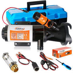 hzhdven rv macerator pump 12v for on-the-go waste management.