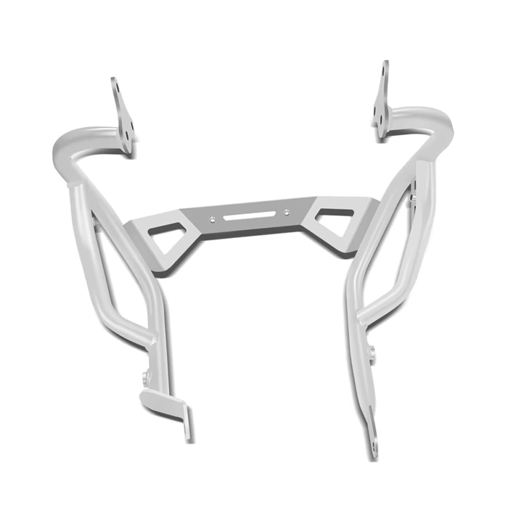 HZLXNXQ XL750 Transalp engine guard side view adds crash protection.