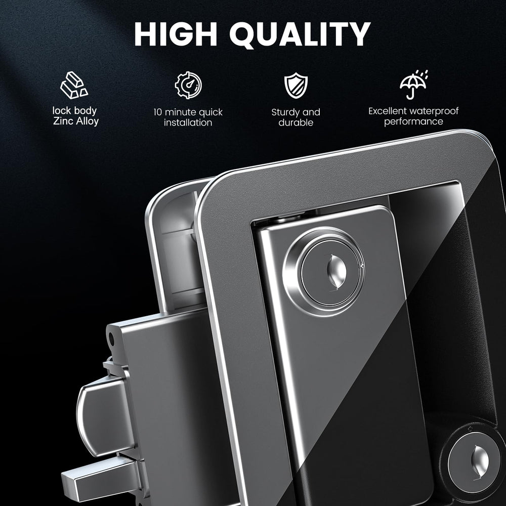 HZRVTECH trailer door lock anti-theft design protects valuables on the road.