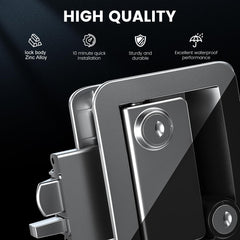 HZRVTECH trailer door lock anti-theft design protects valuables on the road.