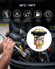 HZSIFU Yamaha thermostat materials image emphasizes corrosion-resistant, long-lasting components.