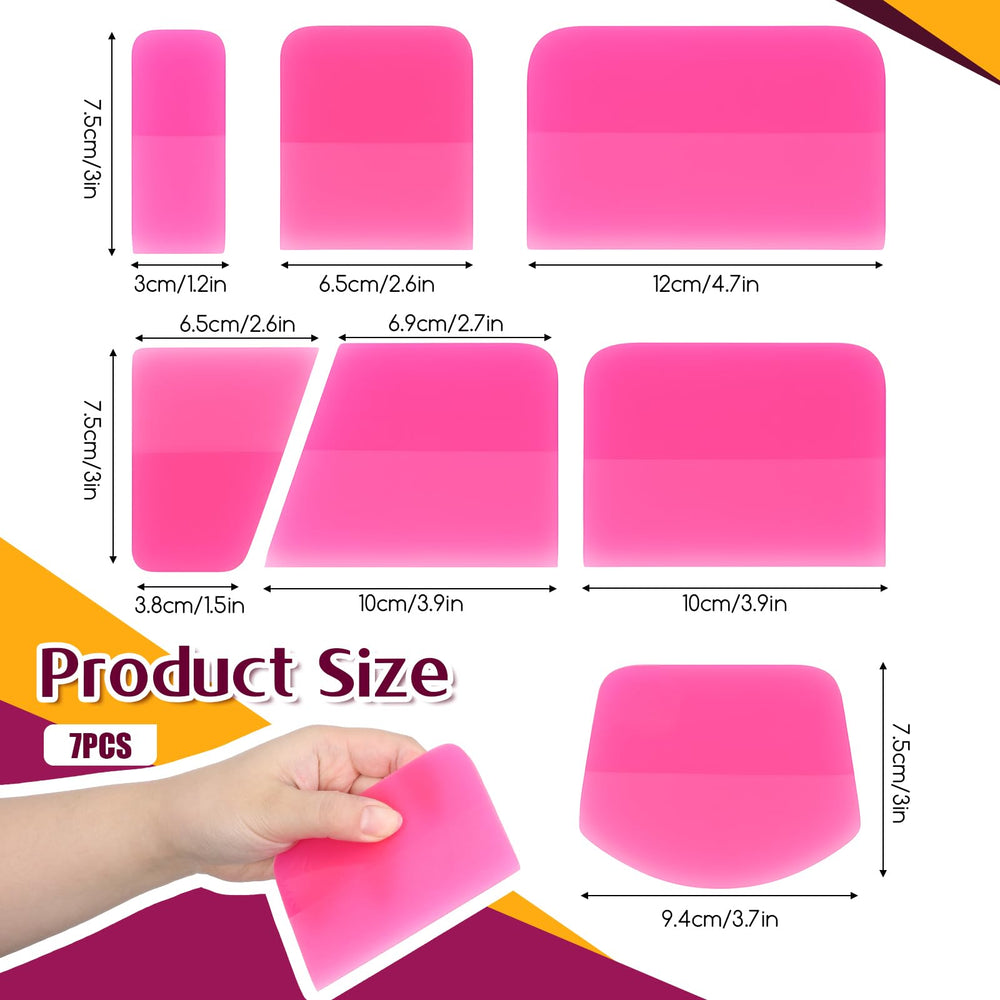 IANFAN silicone squeegee with soft tip for scratch-free PPF and window tint