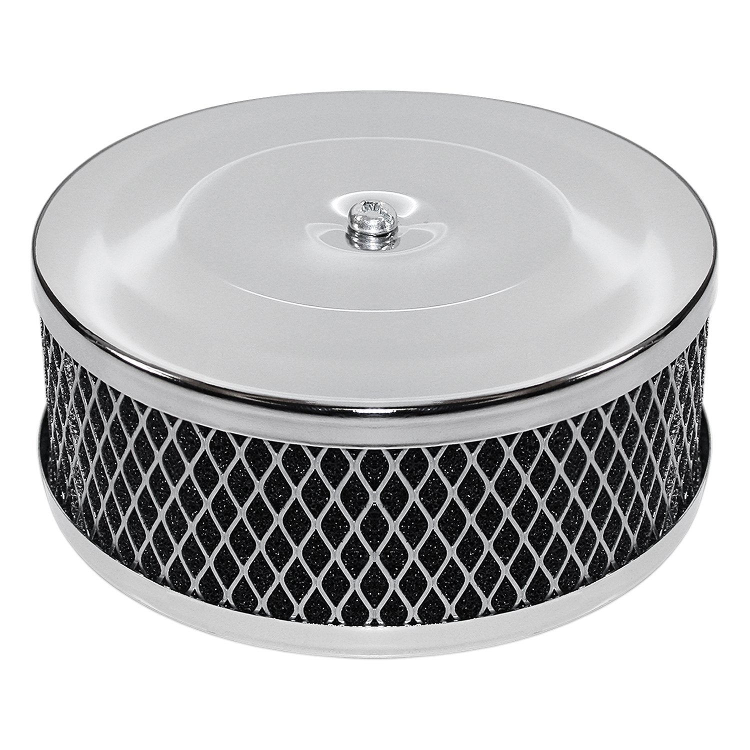 IAP Performance AC129741 chrome air cleaner for VW Beetle — protects engine oil from dirt.