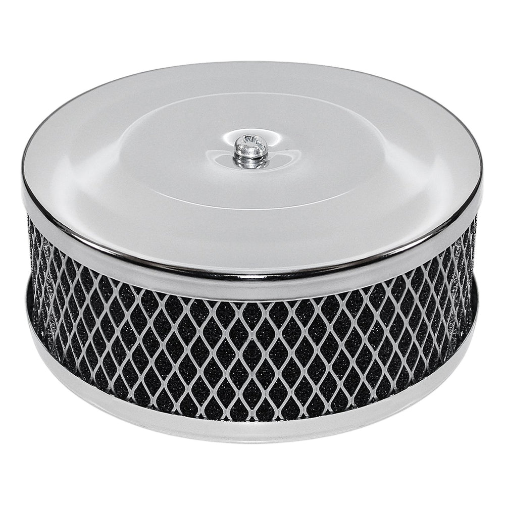IAP Performance AC129741 chrome air cleaner for VW Beetle — protects engine oil from dirt.