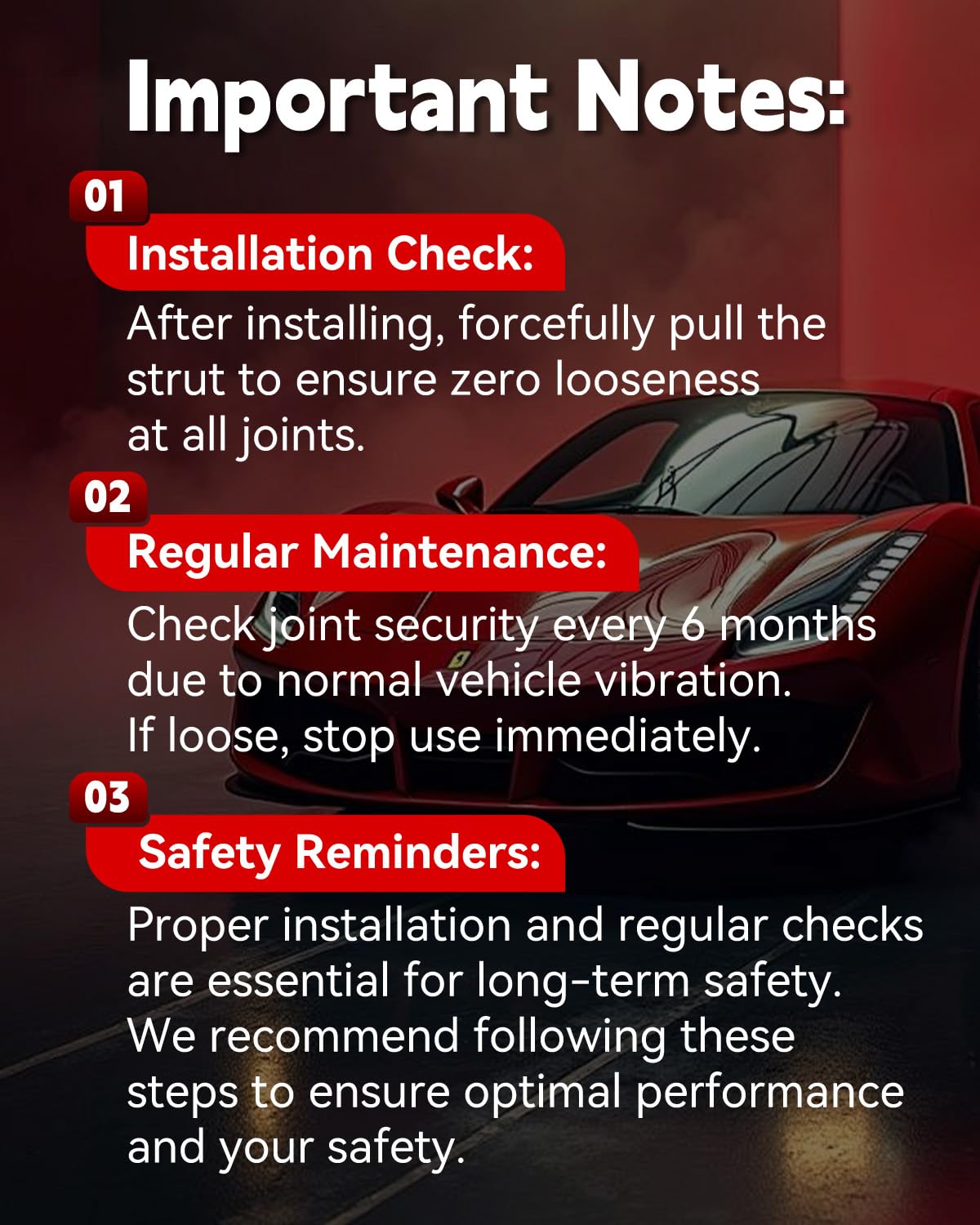 Durable lift support image conveys long-term reliability through everyday use.