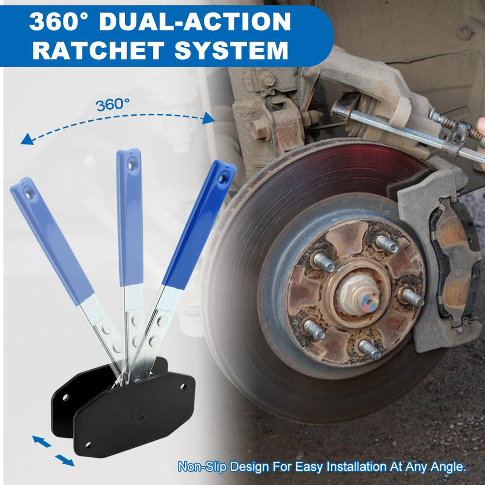 iayokocc brake caliper compressor dual-action lever allows quick expansion or contraction