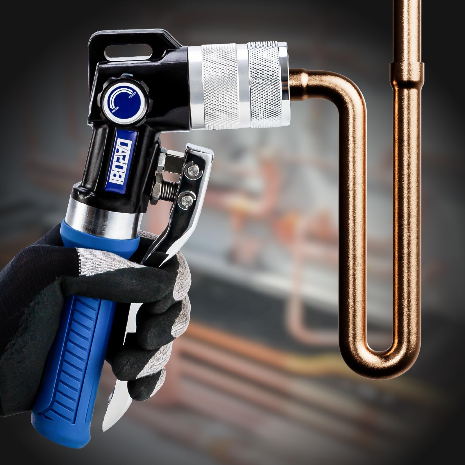 IBOSAD aluminum-bodied tool is lightweight for easy handling