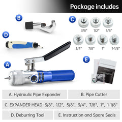 IBOSAD tool kit works with aluminum and titanium tubes for versatile projects.
