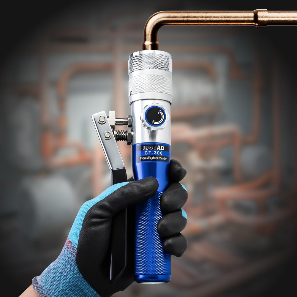IBOSAD portable swaging kit shown with easy-to-carry case for field service.