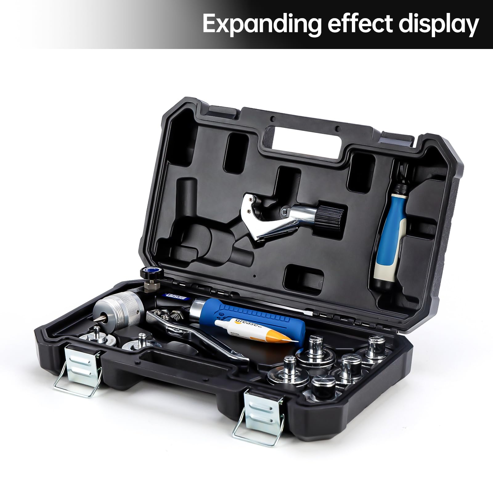 IBOSAD swaging dies 7-piece set ensures precise copper tube connections