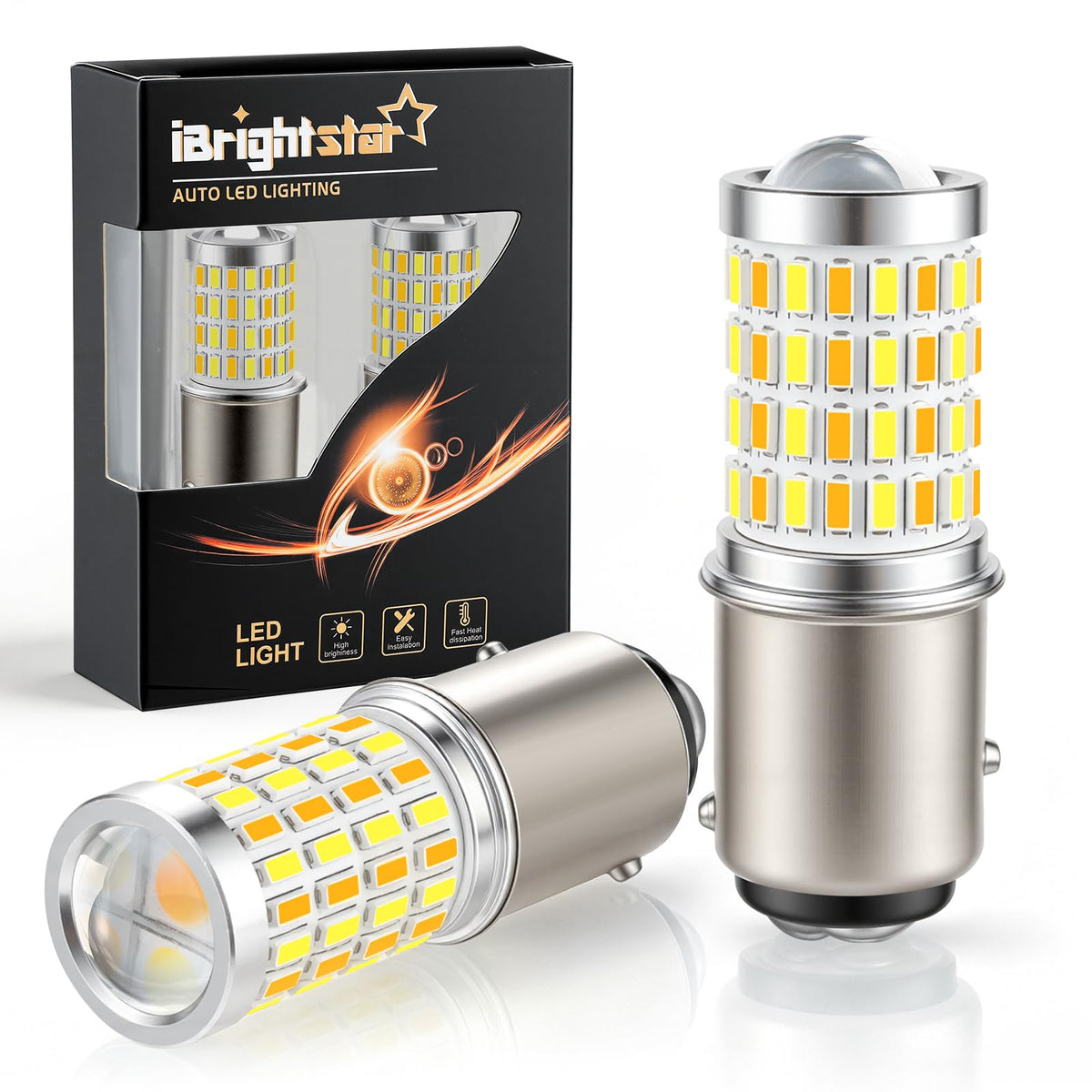iBrightstar bay15d projector white light for DRL and parking lights