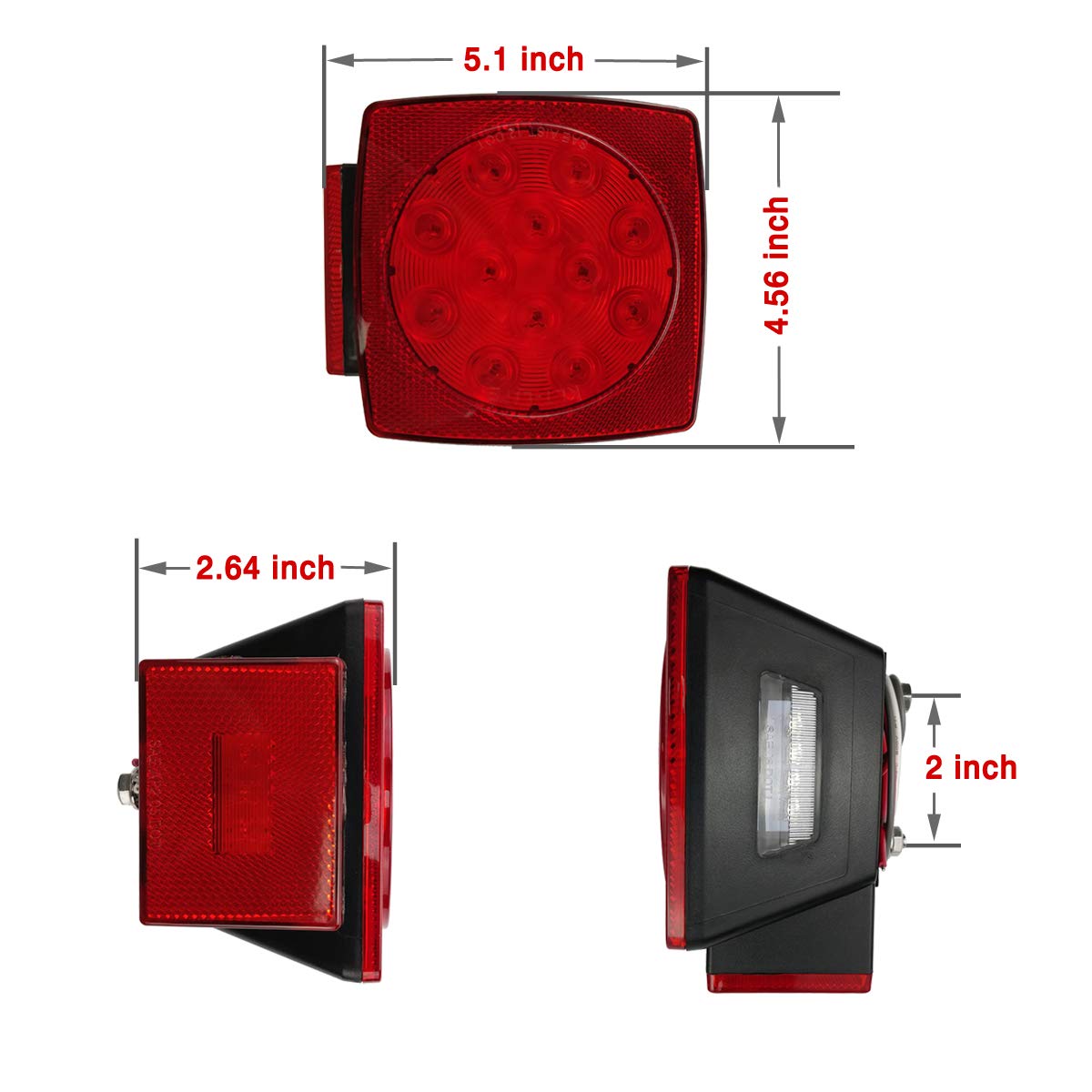 iBrightstar IP68 trailer lights kit durable-weatherproof build withstands harsh outdoor use.