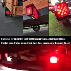iBrightstar IP68 trailer lights side-mount option shown for easy back or side installation.