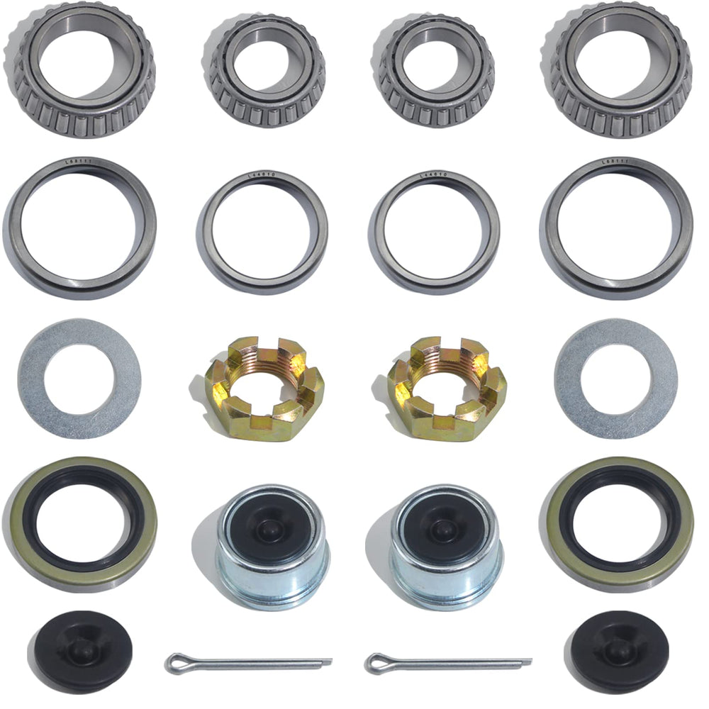 iBroPrat 2sets 3500lb axle bearing kit for trailer maintenance and repair