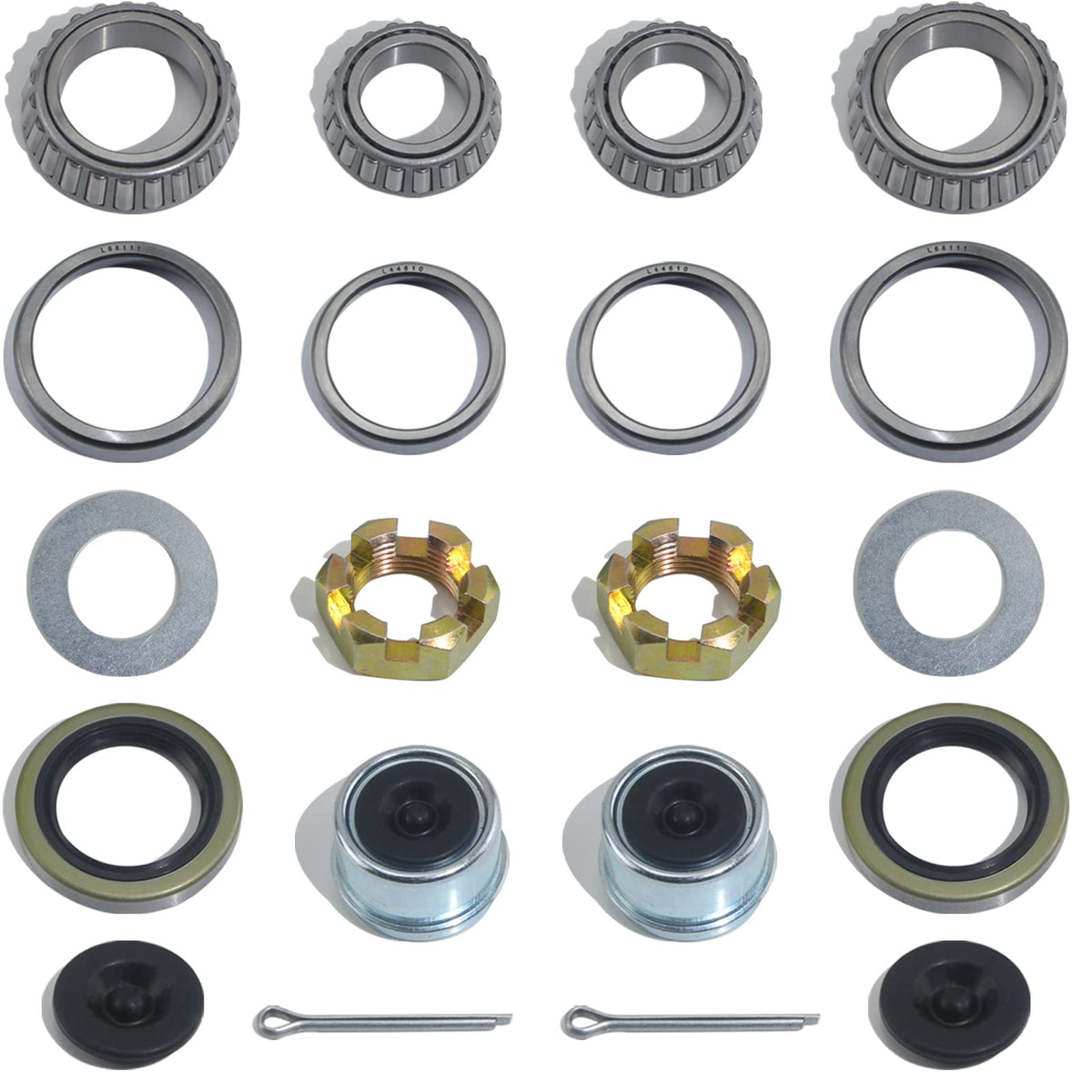 iBroPrat 2sets 3500lb axle bearing kit for trailer maintenance and repair
