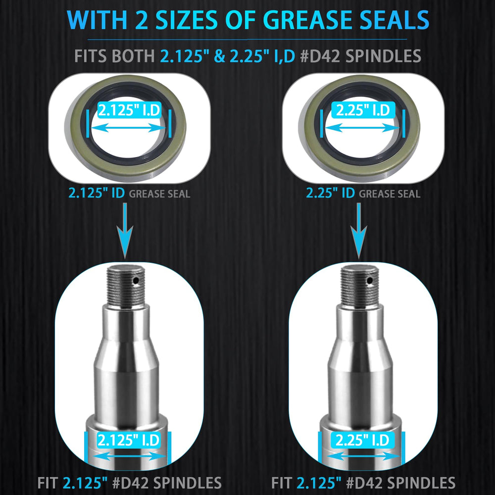 iBroPrat grease seals 22333TB 10-36 for adaptable shaft sizes